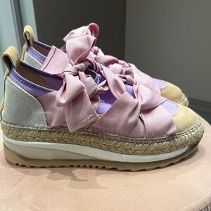 Free People Lavender Espadrille Flats